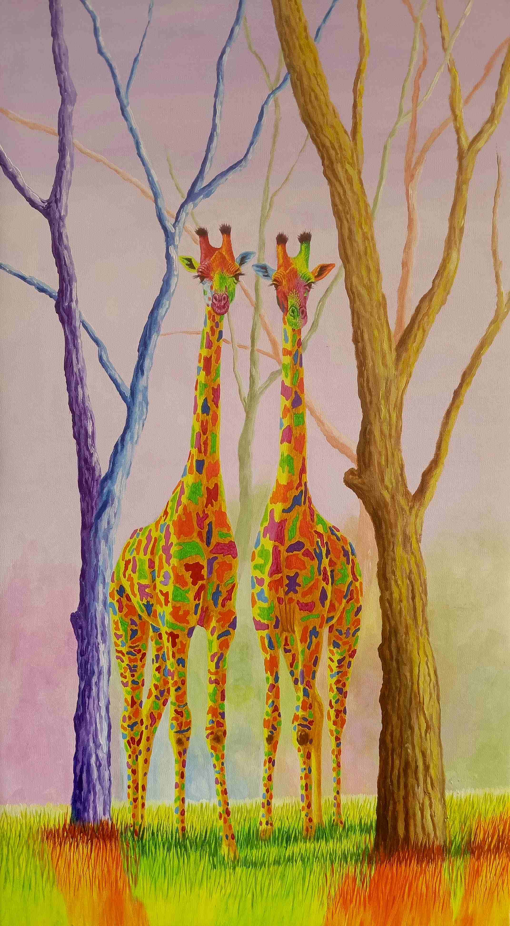 Couple giraffe