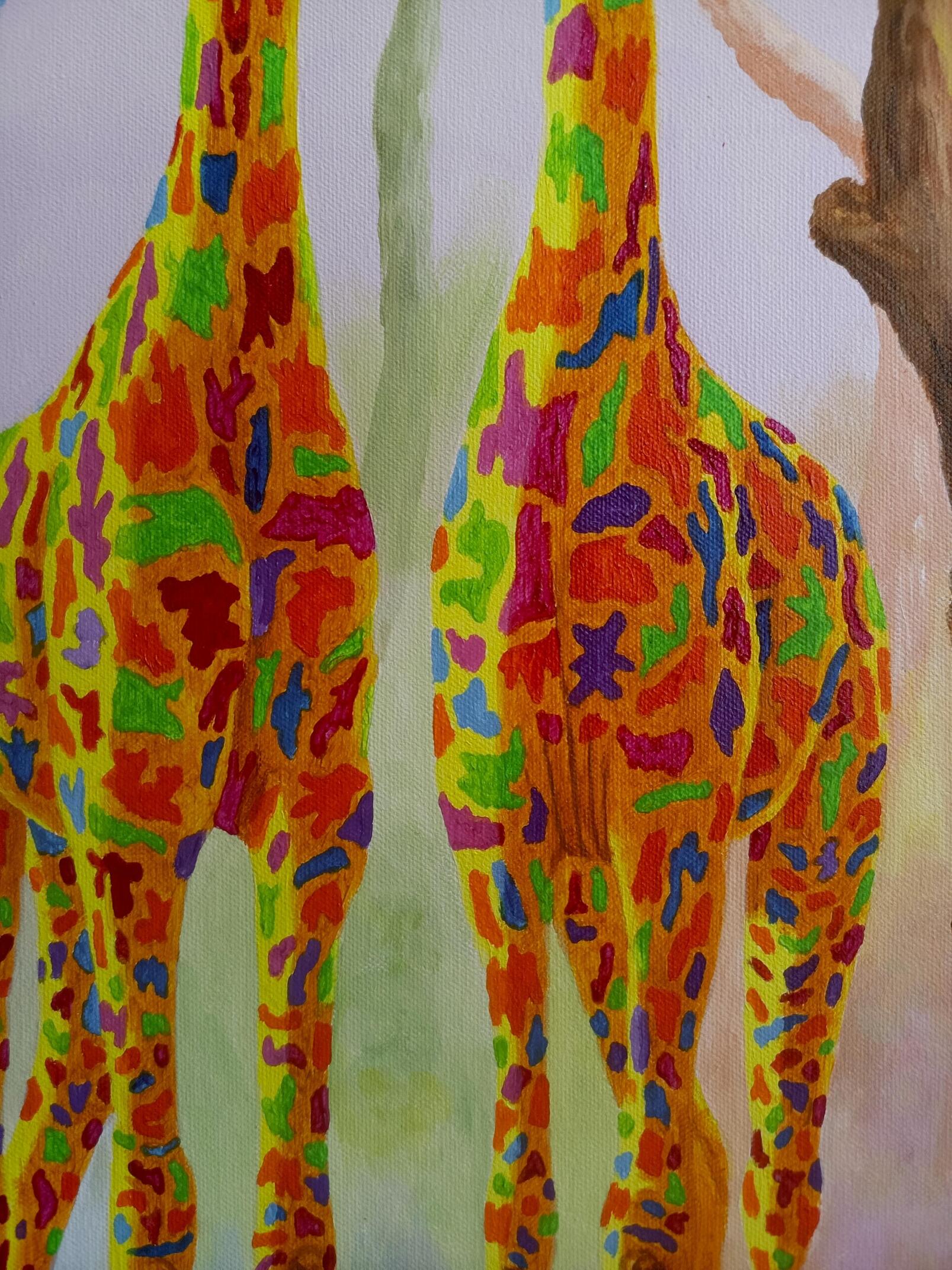 Couple giraffe