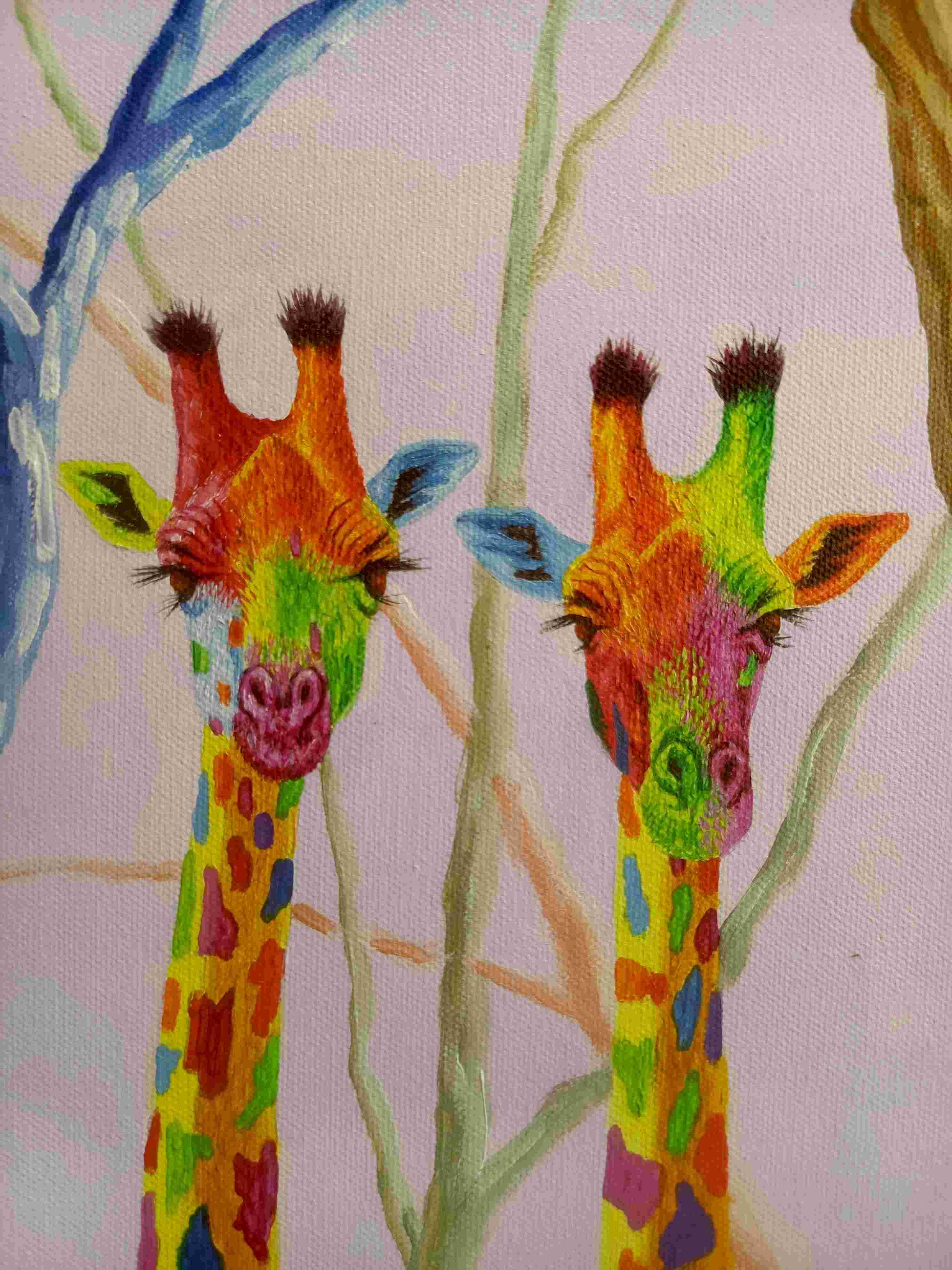 Couple giraffe