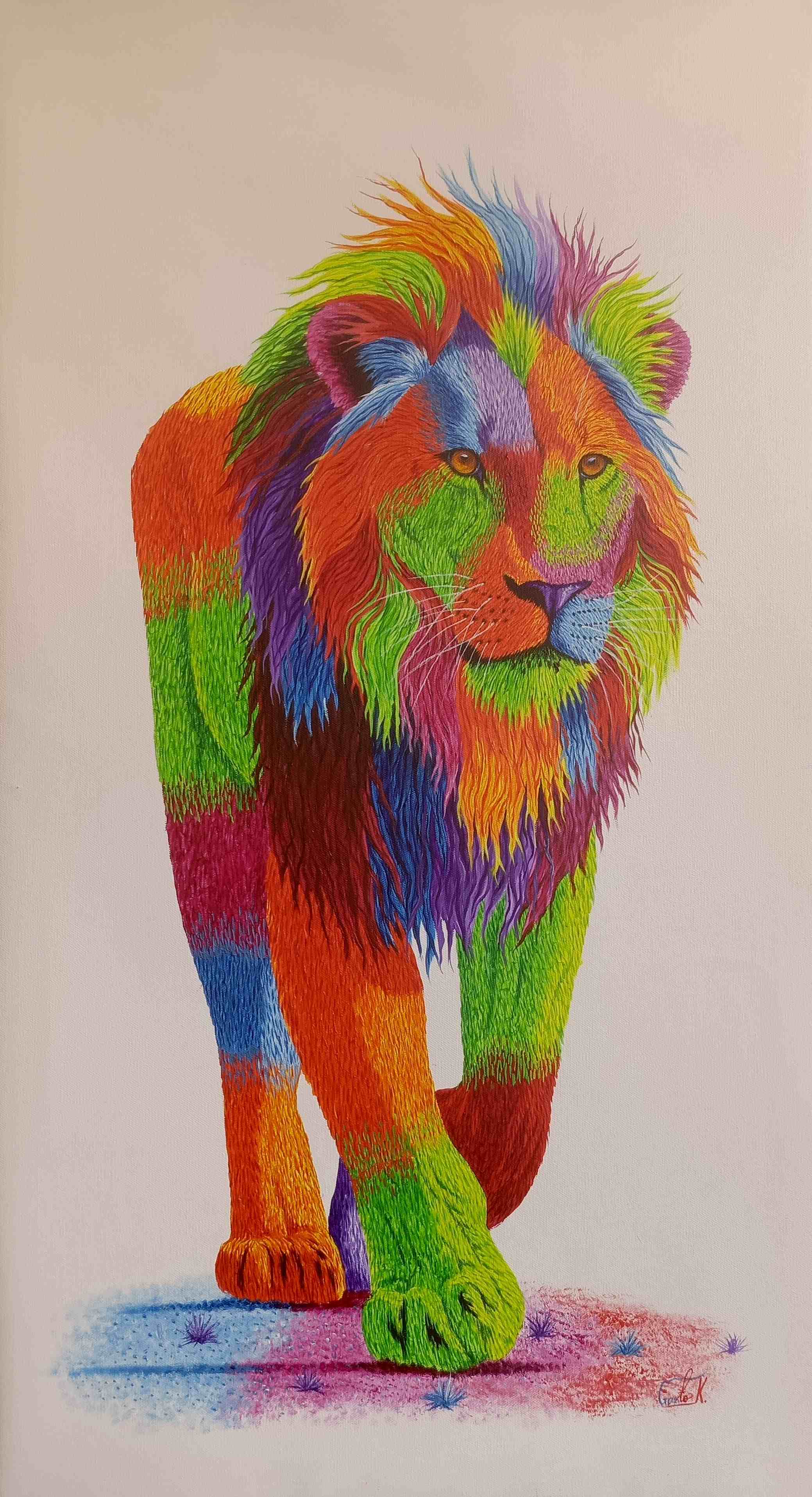 Walking Lion
